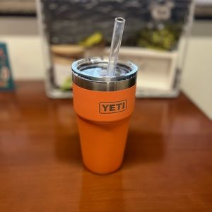 Coral YETI 16oz Stackable Pint